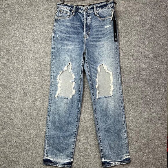 NEW Earnest Sewn Distressed Parker 90's full length Jean Size 31 Button Fly - Picture 1 of 10